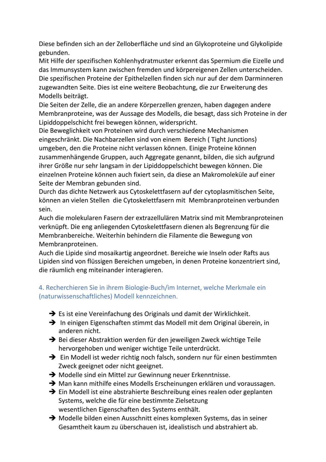 ●
Wochenplan 8.02-12.02.2021
Stellen Sie die drei relevantesten Vorgängermodelle des Flüssig- Mosaik-
Modells dar und unterstützen Sie ihre 