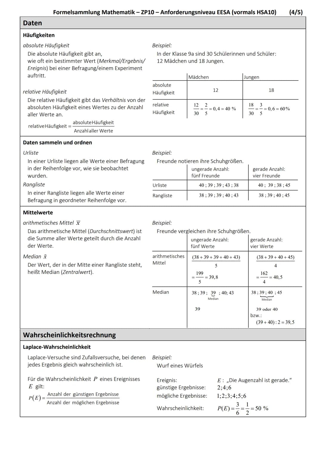 Ebene Figuren
Quadrat
Flächeninhalt:
A=a.a=a²
Umfang:
u = 4.a
Dreieck
Flächeninhalt:
g.h
2
A =
Umfang:
u=a+b+c
Trapez
Flächeninhalt:
a+c
2
A