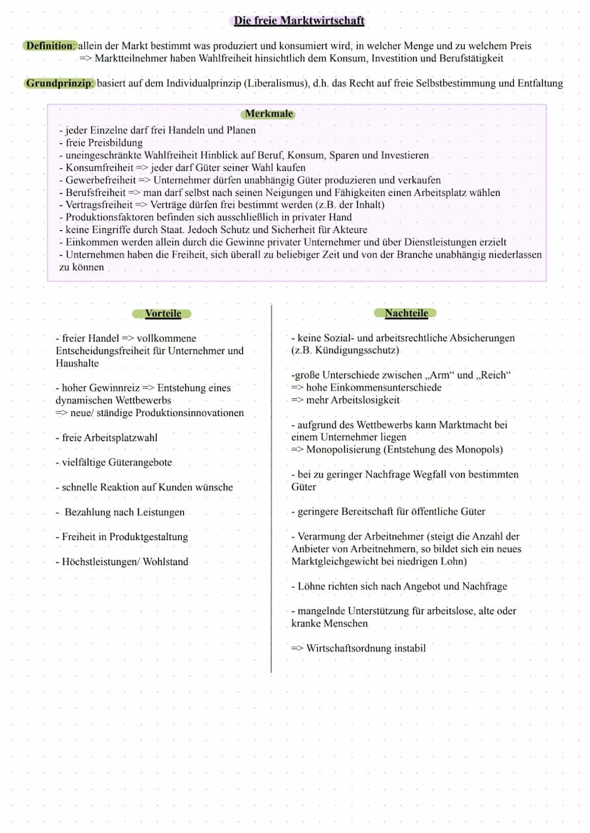 Definition Markt
- ökonomischer Ort, an dem Angebot und Nachfrage zusammentreffen bzw. das Angebot und die Nachfrage nach Gütern und
Dienstl