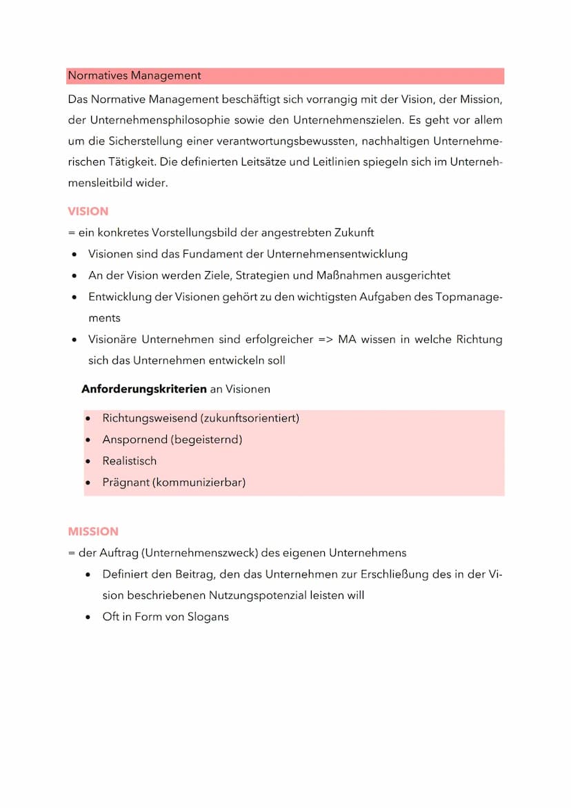 UNTERNEHMENSFÜHRUNG
Bezeichnet zum einen die Person, die ein Unternehmen leitet und zum anderen den
Prozess des Führens bzw. Leitens eines U