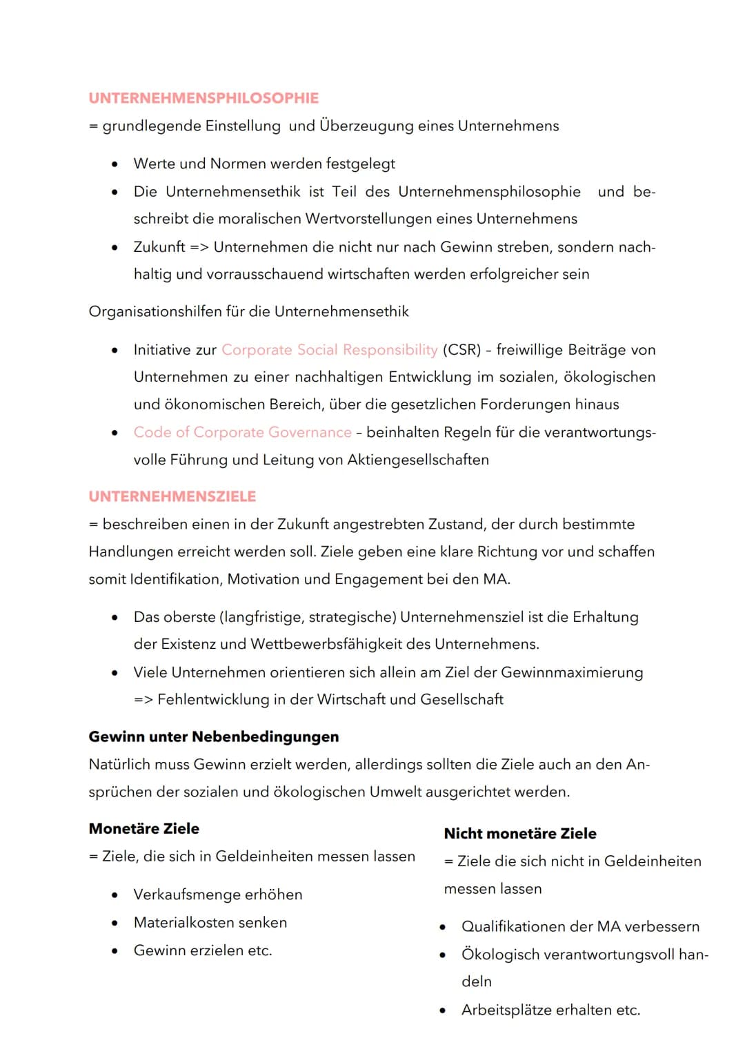 UNTERNEHMENSFÜHRUNG
Bezeichnet zum einen die Person, die ein Unternehmen leitet und zum anderen den
Prozess des Führens bzw. Leitens eines U