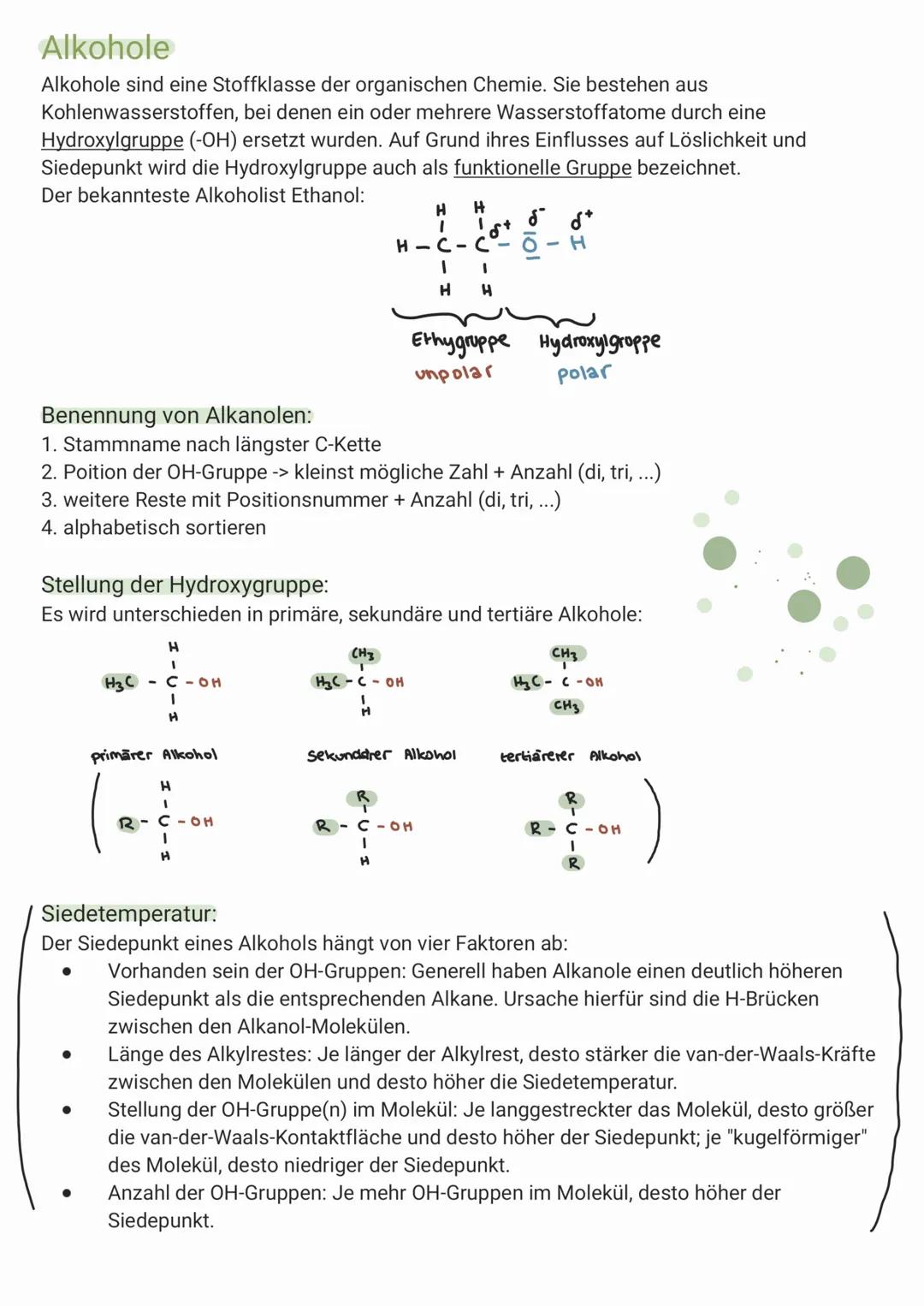 Einstieg
chemie der Kohlenwasserstoffe
Substanzklassen: Alkane, Alkene, Alkine
•Alkane sind gesättigte Kohlenwasserstoffe, da die Kohlenstof