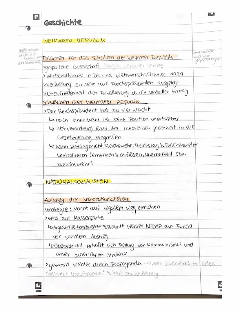 Geschichte
Wie wurde die Demokratie zerstört?
(legale) Macht-
übertragung
30.01.1933
Hitler als
Reichskanzler
DEMOKRATIE
Wie wurde die Demok