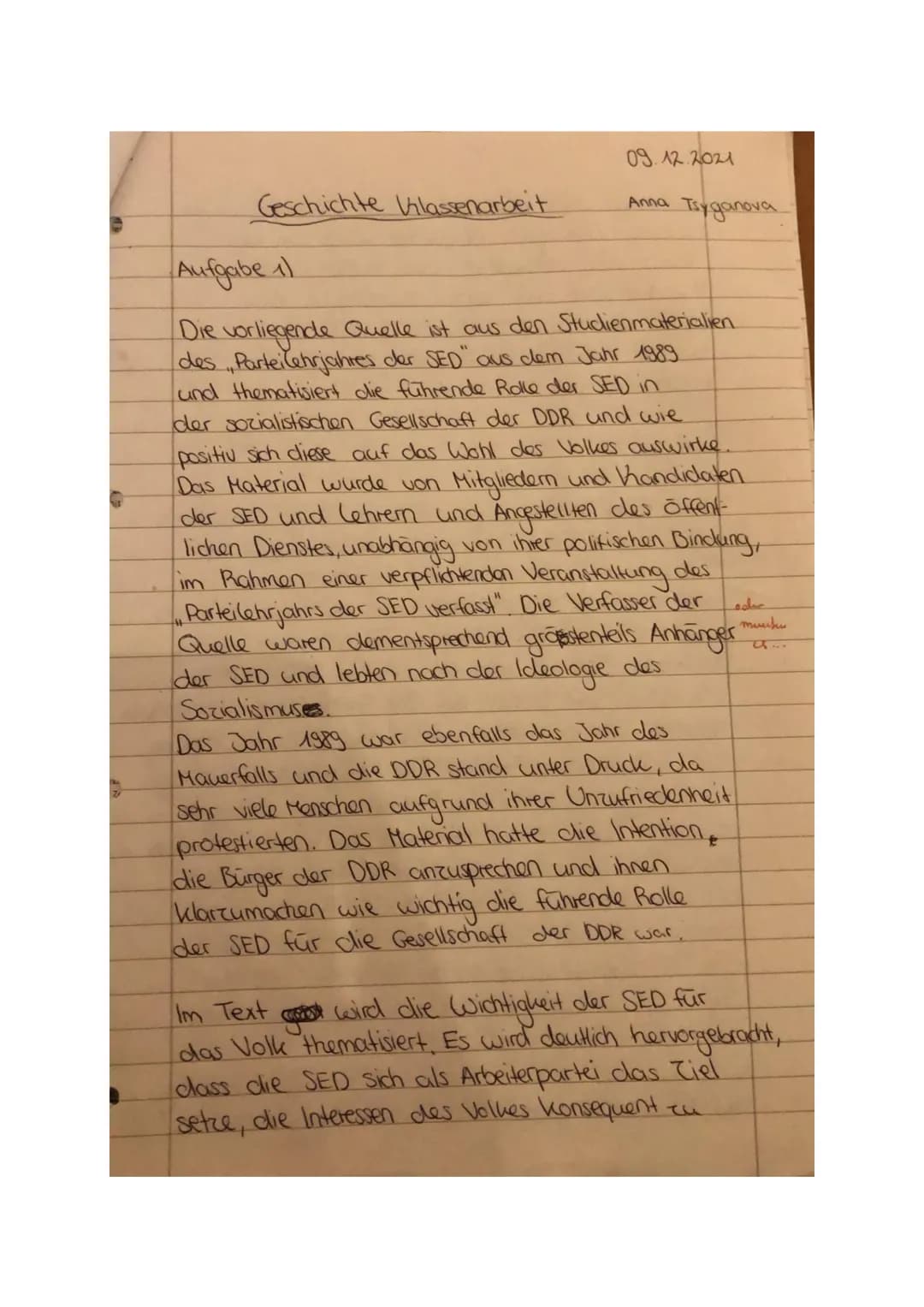 5
10
Geschichte (Sieberg)
TELLKAMPFSCHULE HANNOVER
GYMNASIUM EUROPASCHULE
Anna Tsyganag. 11
Thema: Vom 20. ins 21. Jahrhundert - eine Zeiten