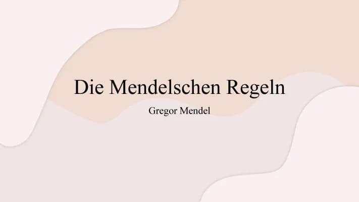 Know Mendelsche Regeln thumbnail