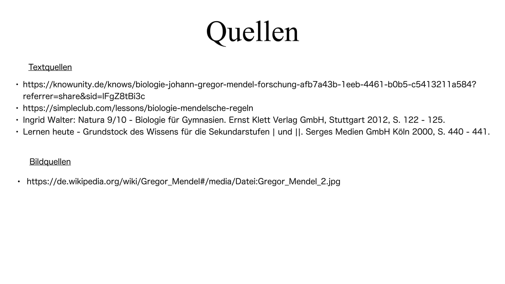 Die Mendelschen Regeln
Gregor Mendel Gliederung
1. Wer war Gregor Mendel?
2. Wie fand Mendel die meldelschen Regeln heraus?
3. Grundlagenwis