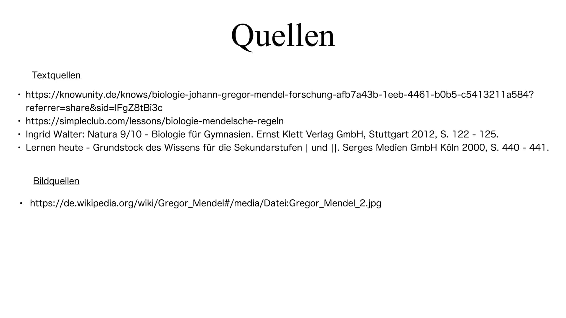 Die Mendelschen Regeln
Gregor Mendel Gliederung
1. Wer war Gregor Mendel?
2. Wie fand Mendel die meldelschen Regeln heraus?
3. Grundlagenwis