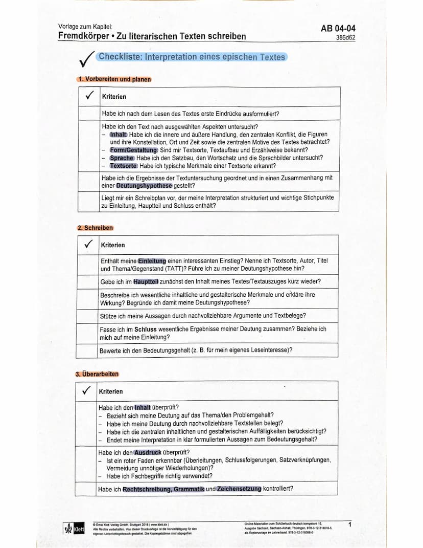 KURZEPIK UBERBLICK
Was sind epische Texte?
Epische Texte sind Texte in dem jegliche Form von erzählender/narrativer Dichtung vorkommt.
Episc