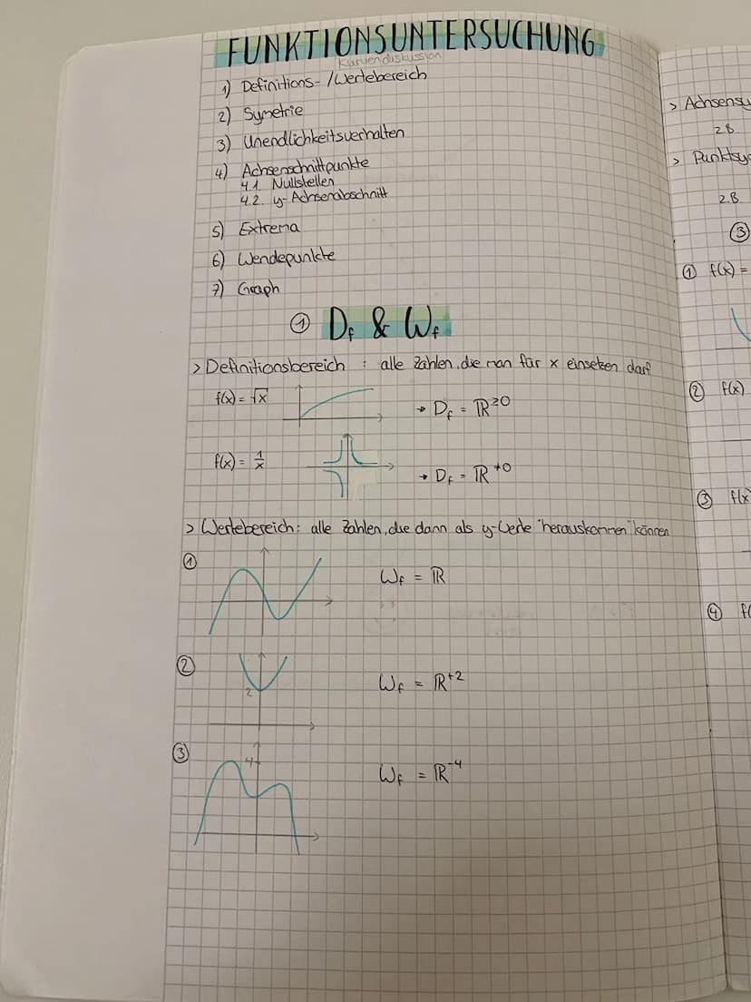 P
ZUSAMMENHANG f(x); f'(x), F"(x)
Rechtskrümmung
f" <0
X
unkskrümmung
Tiefpunkt
Rechtskrümmung
van f
☹
f'gibt Auskunft
aber die Steigung
$
v