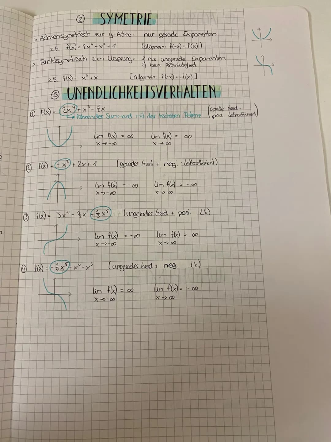 P
ZUSAMMENHANG f(x); f'(x), F"(x)
Rechtskrümmung
f" <0
X
unkskrümmung
Tiefpunkt
Rechtskrümmung
van f
☹
f'gibt Auskunft
aber die Steigung
$
v