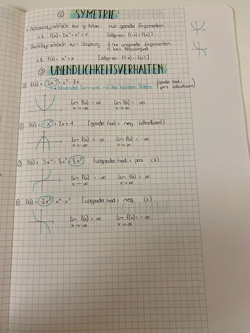 P
ZUSAMMENHANG f(x); f'(x), F"(x)
Rechtskrümmung
f" <0
X
unkskrümmung
Tiefpunkt
Rechtskrümmung
van f
☹
f'gibt Auskunft
aber die Steigung
$
v