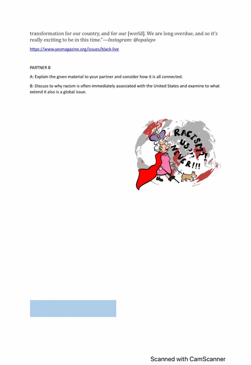 Monologue
A)
Describe and analyse the cartoon.
Starting from the cartoon, explain what might get problematic about state surveillance.
Make 