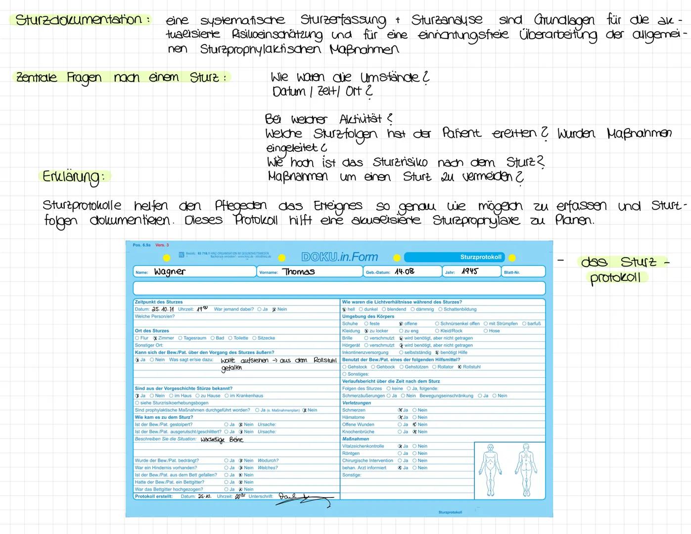 Sturg prophylaxe
Frau Mihm
17.10.2021 Was ist ein Schutz ?
Definition nach der WHO: -7. En Sturz ist ein Ereigness bei dem der betroffende u