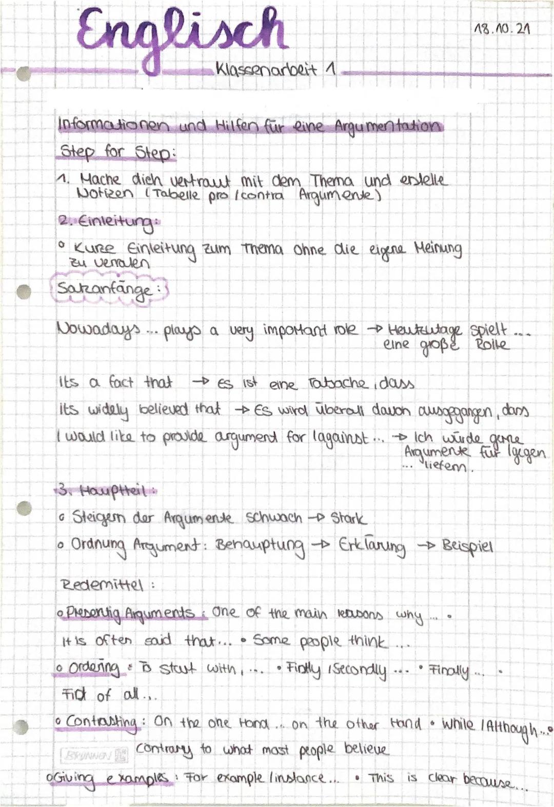 Argumentation, Argumentative Writing