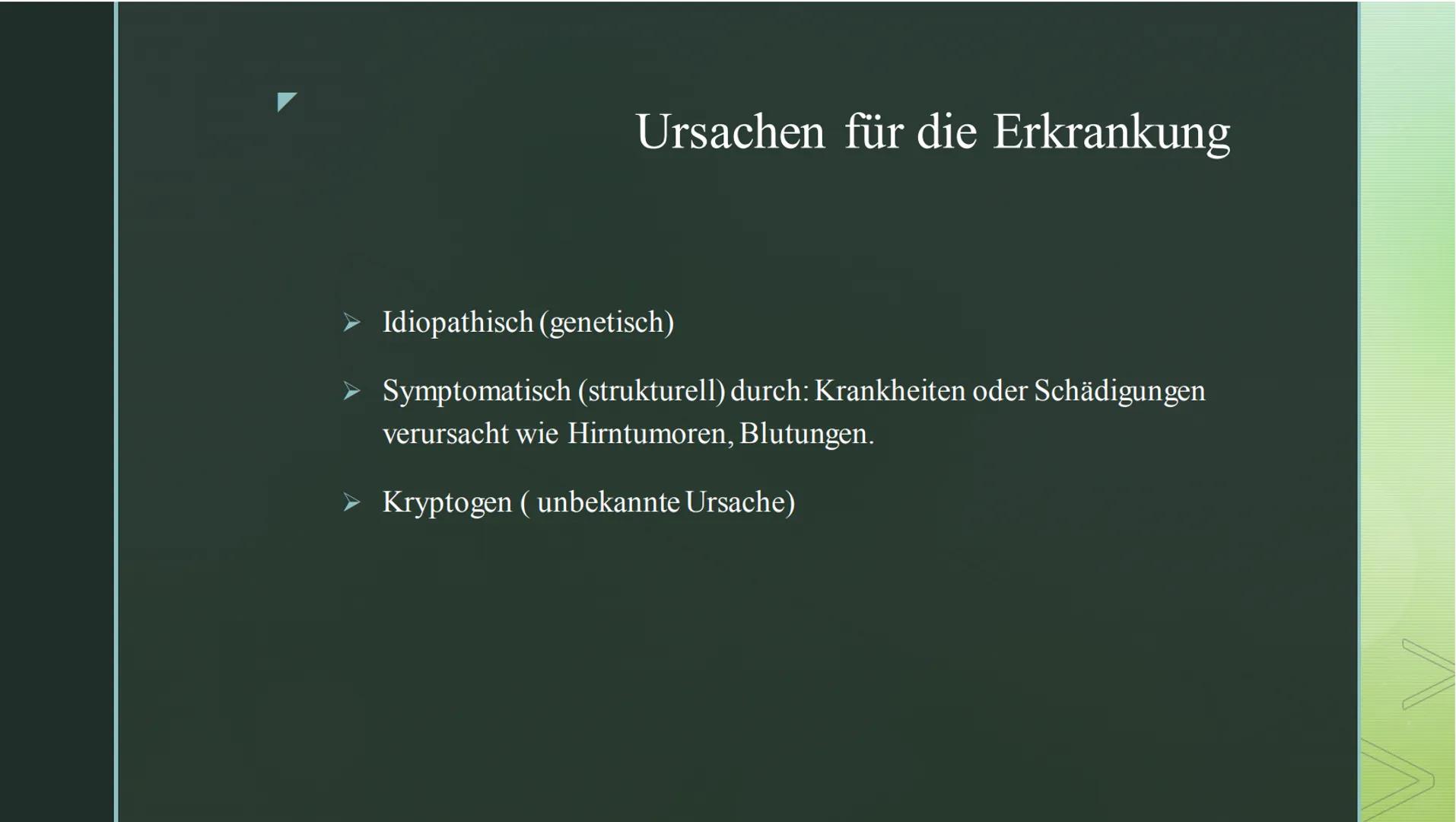 Epilepsie ➤ Was ist Epilepsie?
➤ Ursachen
Inhaltsverzeichnis
➤ Arten und Phasen
> Symptome
Unterschiede zwischen Epilepsie und epileptischer