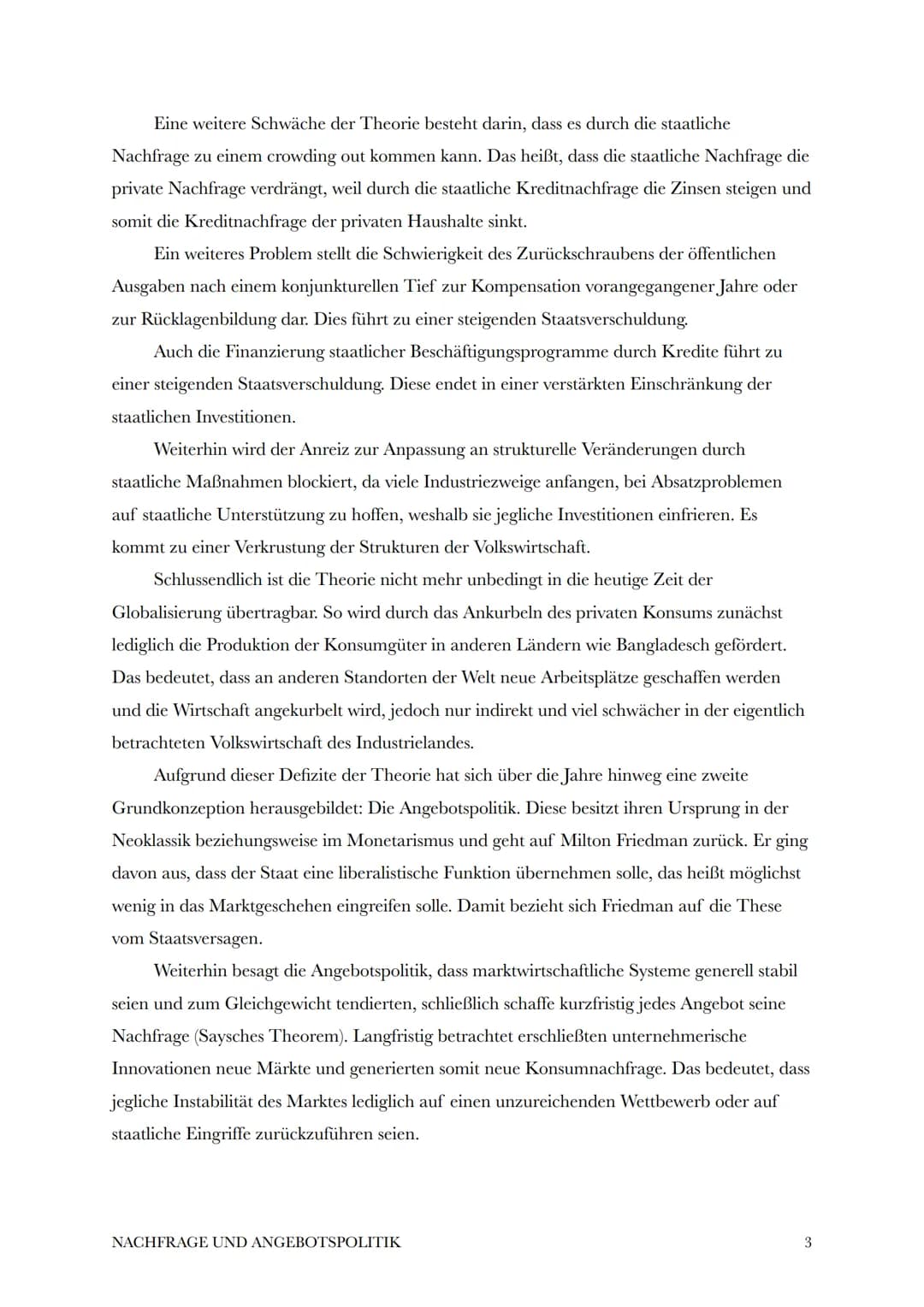 30. Oktober 2020
Nachfrage- und Angebotspolitik
1967 formulierte das Stabilitätsgesetz die wesentlichen Ziele der staatlichen
Wirtschaftspol