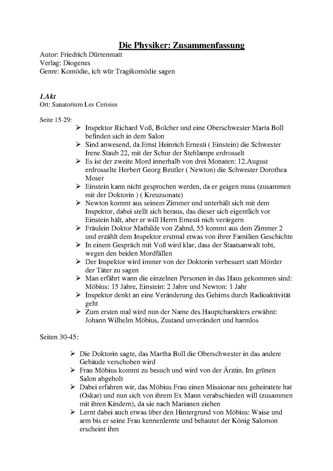 Zusammenfassung Die Physiker
