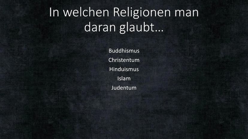Leben-auch nach dem Tod? Gliederung
Wie viel Menschen pro Tag sterben...
Warum man daran glaubt...
In welchen Religionen man daran glaubt...