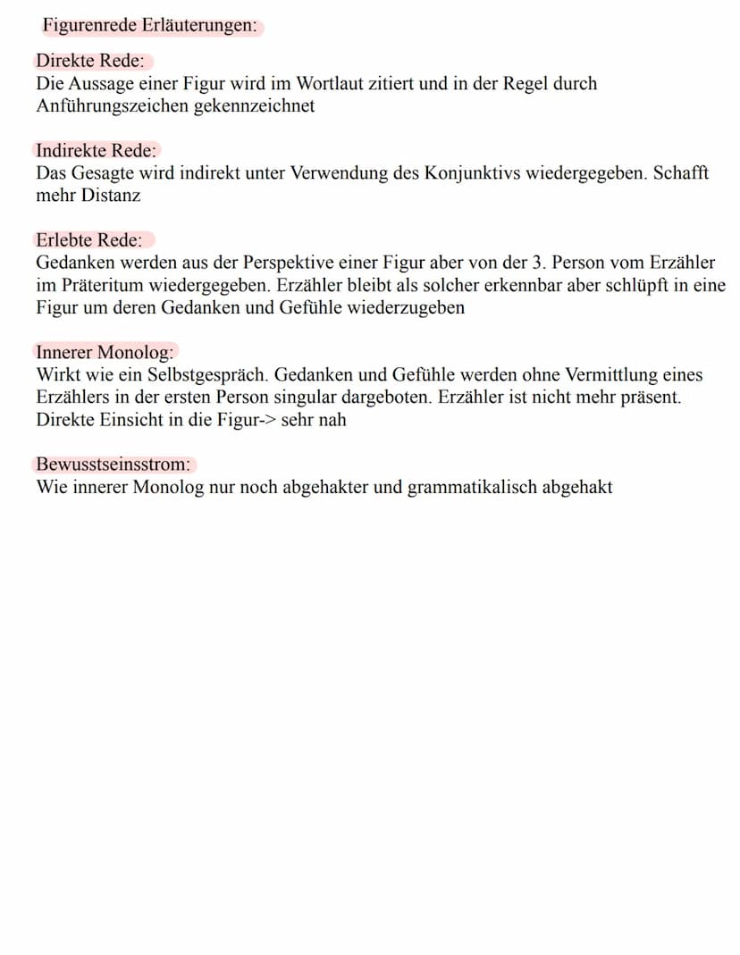 Die Moderne - Aufkündigung der traditionellen
Formsprache
Traditionelle Erzählprosa
Fester Erzählposition
Verbreitet war teilweise auch die
