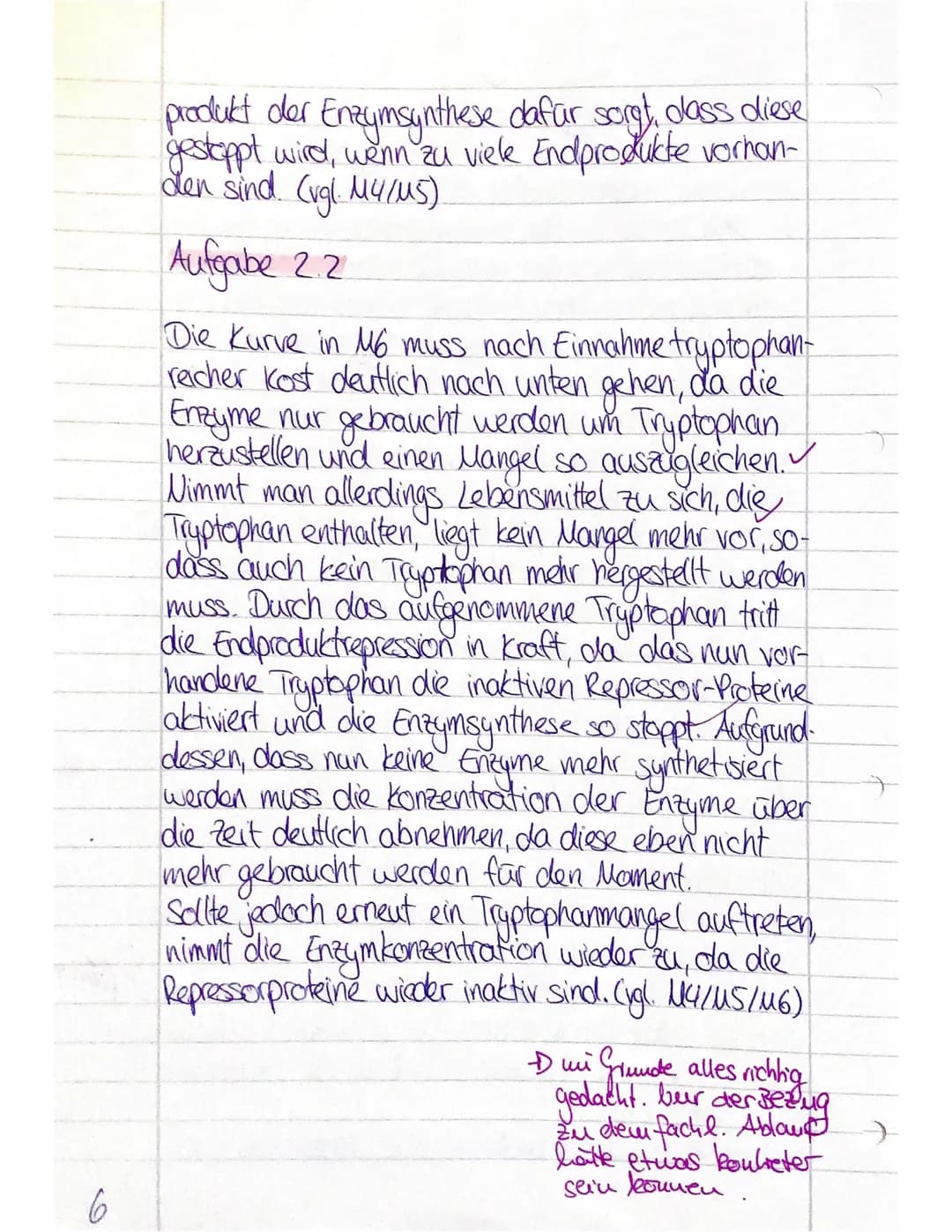 Biologie LK 12 Spe
1.1
Aufgabe 1
Erläutern Sie anhand von Material 1 den Begriff Adrenoleukodystrophie und beschreiben
Sie die möglichen Fol