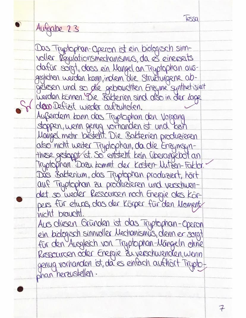 Biologie LK 12 Spe
1.1
Aufgabe 1
Erläutern Sie anhand von Material 1 den Begriff Adrenoleukodystrophie und beschreiben
Sie die möglichen Fol