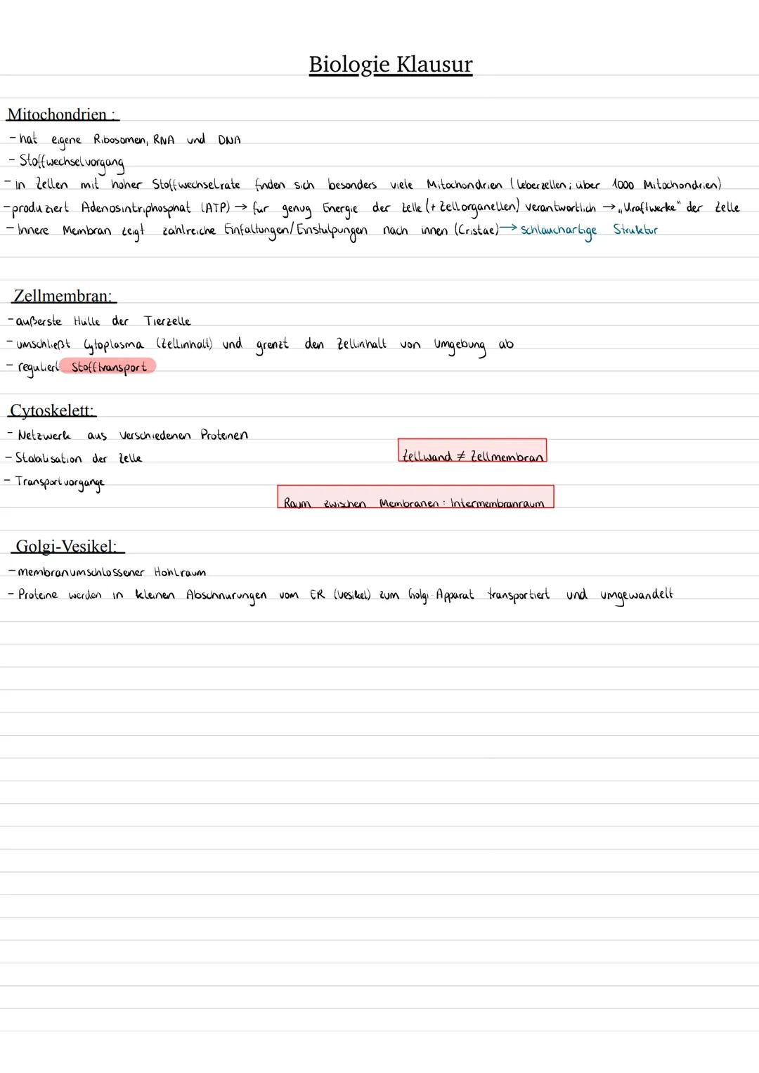 Zellorganellen:
allgemein:
Ein Zellorganell ist ein Strukturell abgegrenzter Bereich (innerhalb) einer Zelle mit einer bestimmten Funktion.
