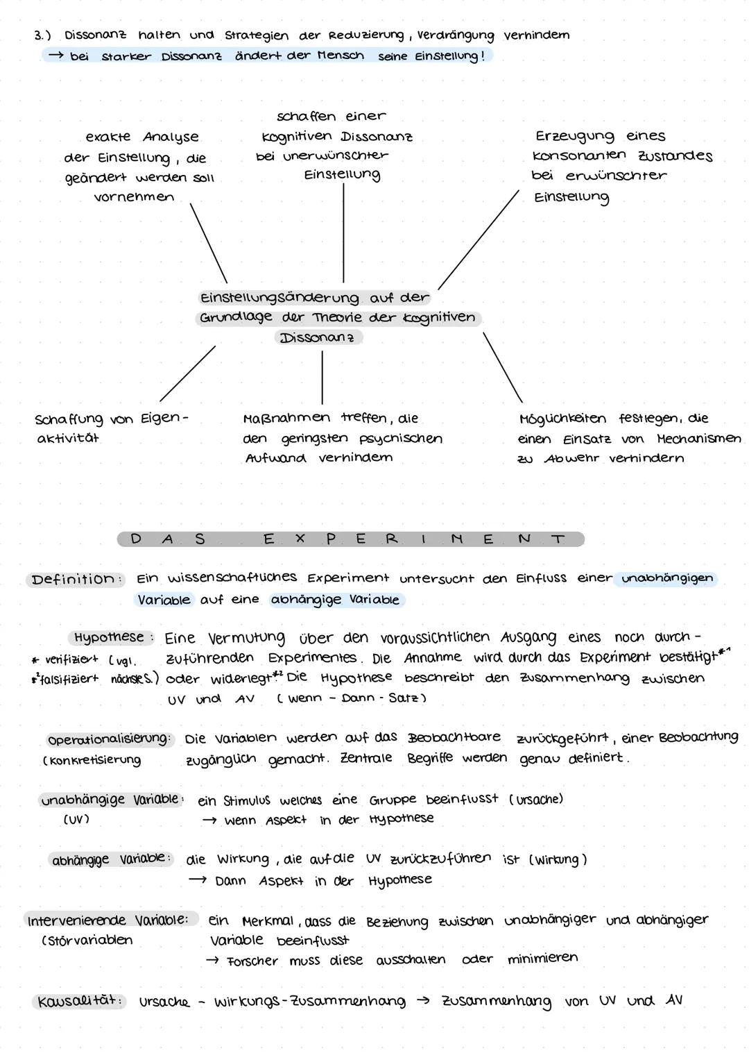 Einstellungen: kog. Bissonanz
KLAUSUR 2
wiederholung S oz. Einstellung
Merkmale:
Definition: AIS soziale Einstellung wird eine relativ dauer