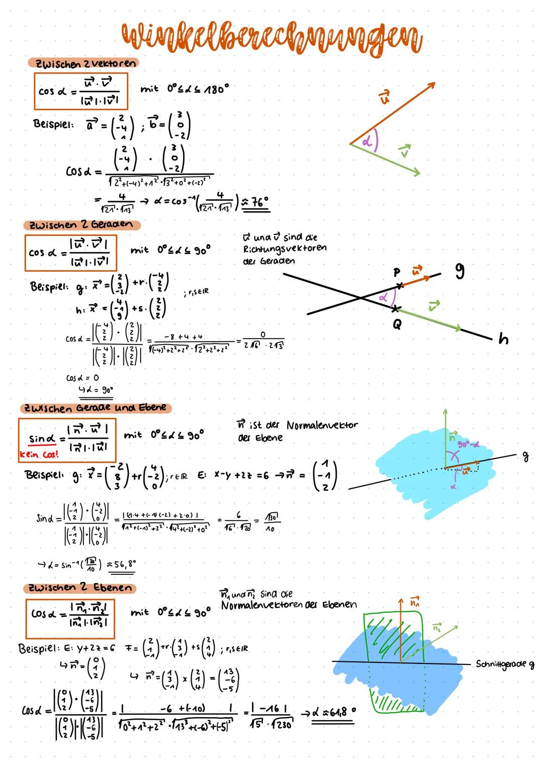 Analytische Geometrie
vektoren
Definition
Ein vektor ist eine menge von Pfeilen in der Ebenel im Raum, die alle:
- gleich lang
-gleich geric