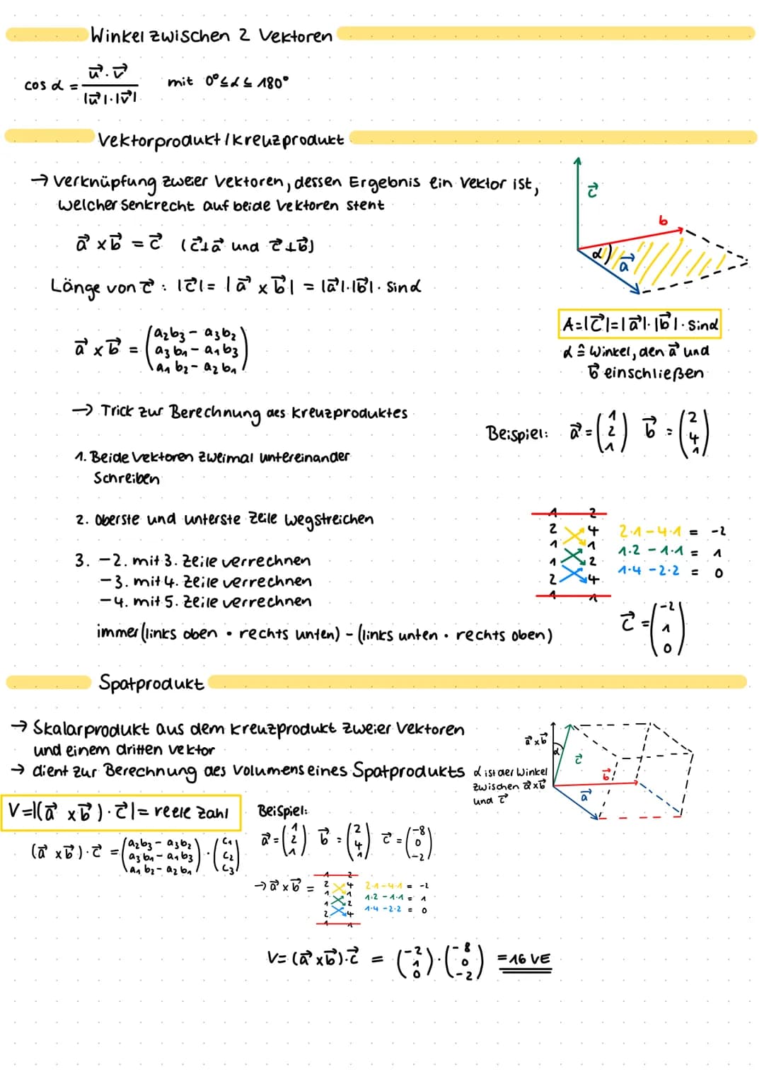 Analytische Geometrie
vektoren
Definition
Ein vektor ist eine menge von Pfeilen in der Ebenel im Raum, die alle:
- gleich lang
-gleich geric