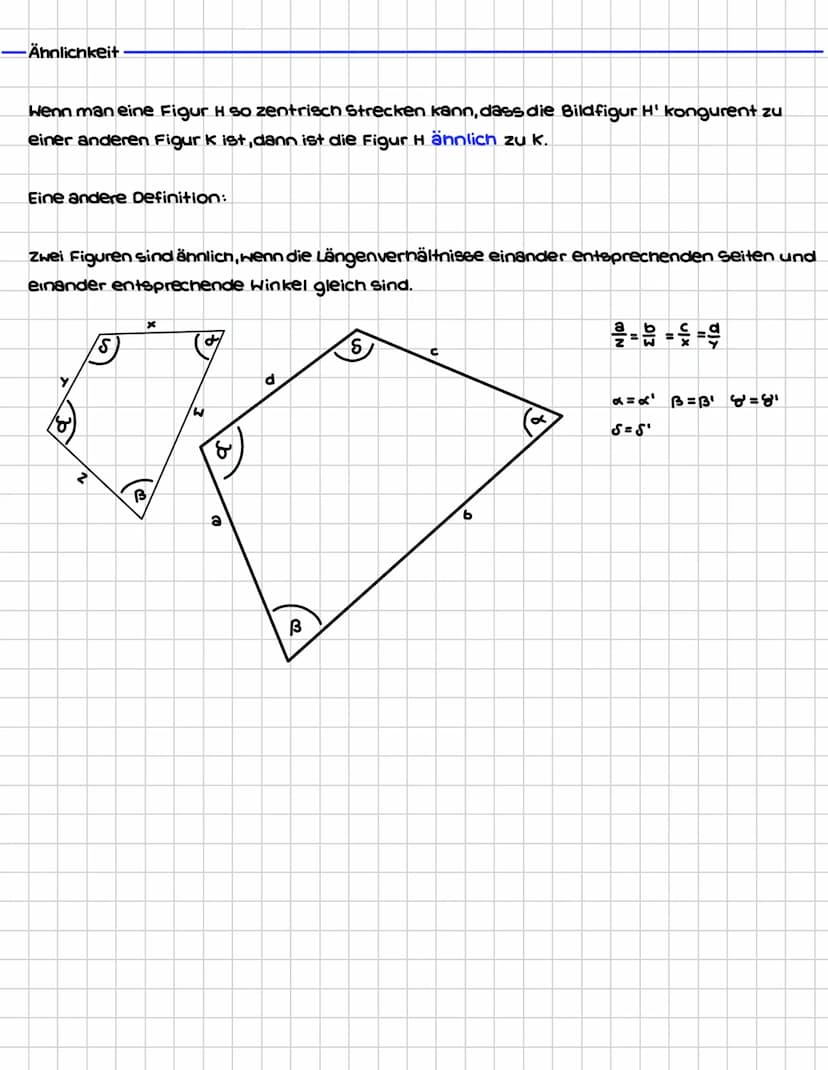 -Winkelsätze
Nebenwinkel
X
9
+B=180°
Stufenwinkel
(1) Wenn gllh,dann =ß
n
(2) Wenn xß,dann glih
-kongruenz
S
in drei seiten (sss)
Scheitelwi