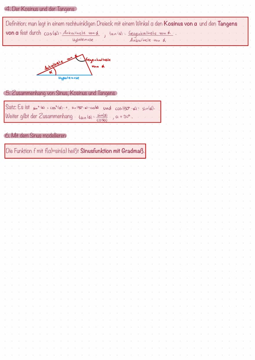 MATHE KA 4
Längenberechnungen in rechtwinkligen Dreiecken
Satz des Pythagoras
Gegeben ist ein Dreieck mit den Seitenlängen a,b und c.
Wenn d