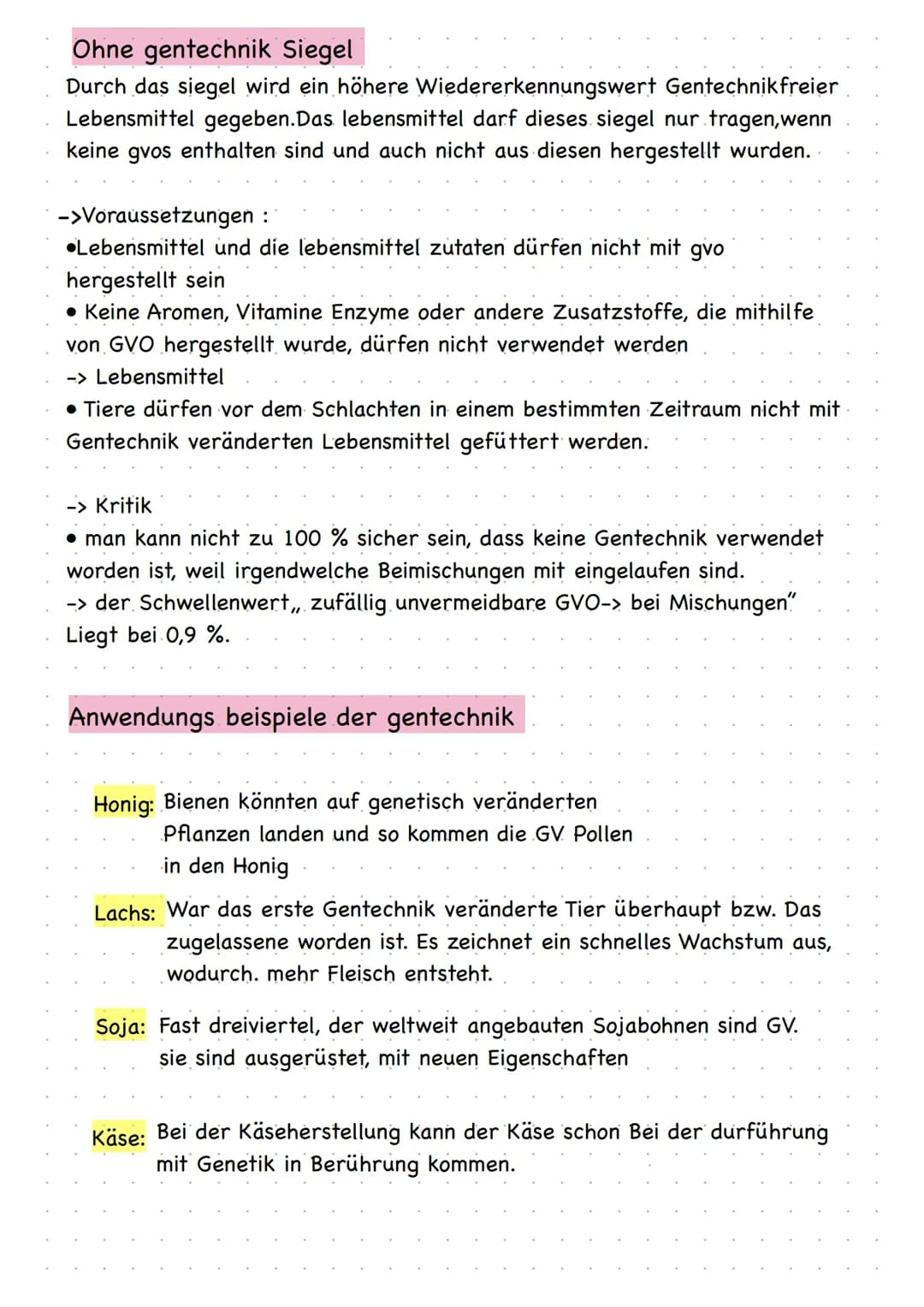 AES Vorbereitung
Gentechtik
Was ist gentechnik ?
Gentechnik ist das Verfahren in dem das erbgut von organismen künstlich
verändert wird bzw.