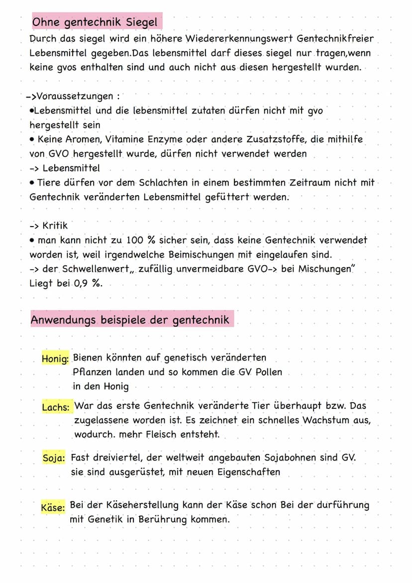 AES Vorbereitung
Gentechtik
Was ist gentechnik ?
Gentechnik ist das Verfahren in dem das erbgut von organismen künstlich
verändert wird bzw.
