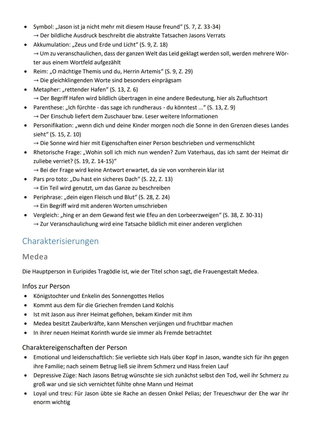 Medea - Euripides
Übersicht
In seiner Tragödie Medea aus dem Jahr 431 v. Chr. greift der Dichter Euripides den griechischen Mythos
um die Kö
