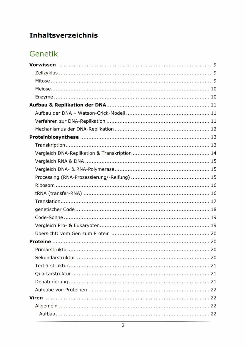 C
B. Biologie
MOTOTUTIONON
LK Abiturlernzettel 2022
von Sarah Gerber Inhaltsverzeichnis
Genetik
Vorwissen
Zellzyklus
Mitose
Meiose.....
Enzy