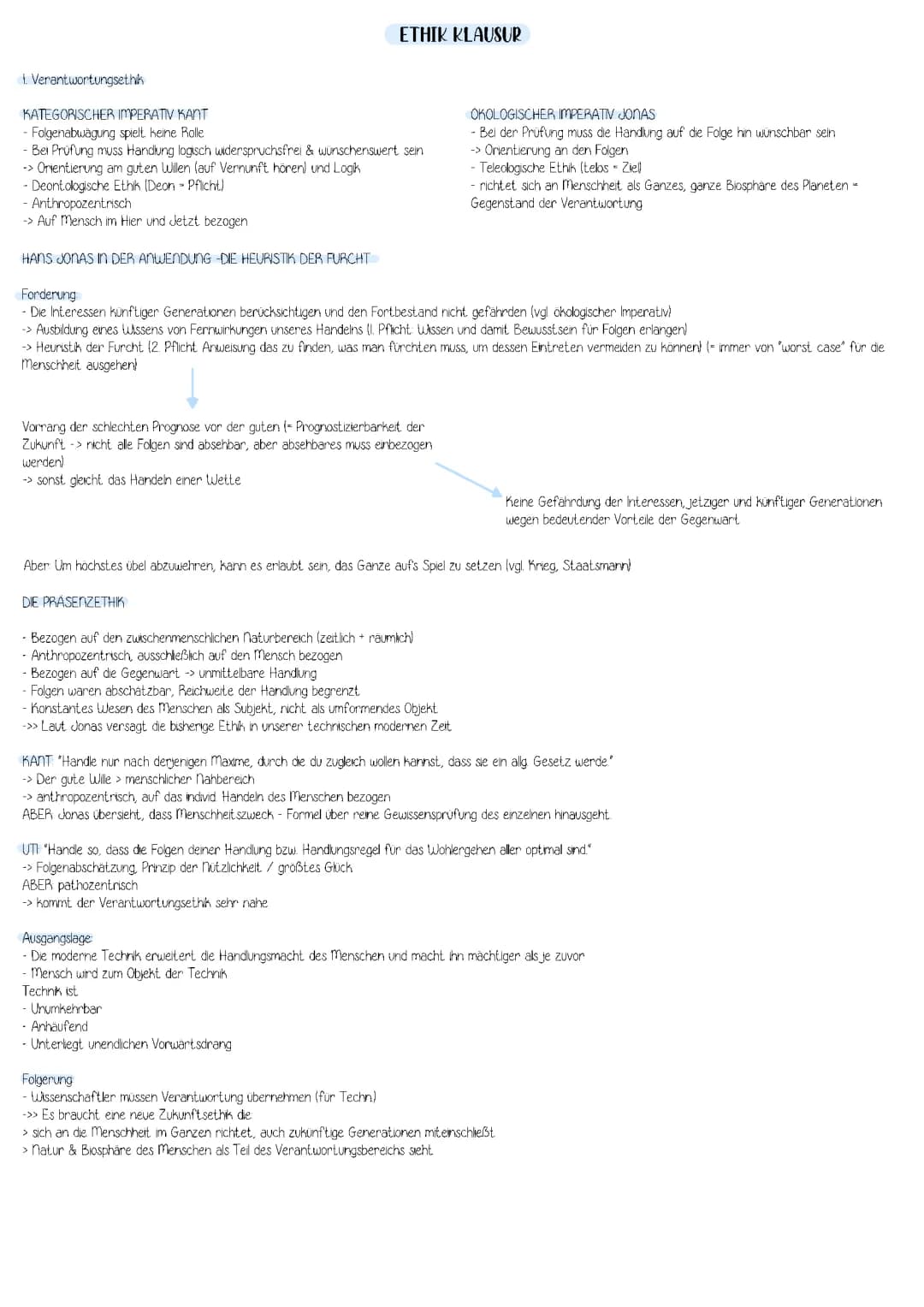 Verantwortungsethik, Freiheit 