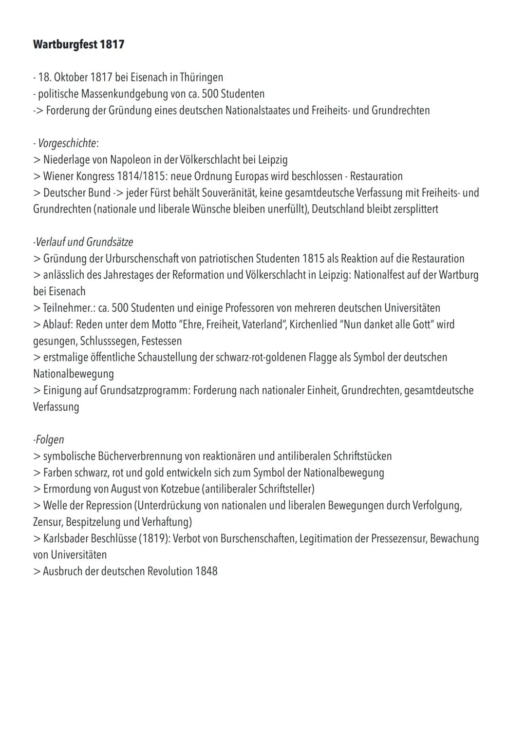 Nationalismus im 19. Jahrhundert - Vormärz und Revolution 1848
Heiliges Römisches Reich deutscher Nation
- kein Nationalstaat, kein Staat im