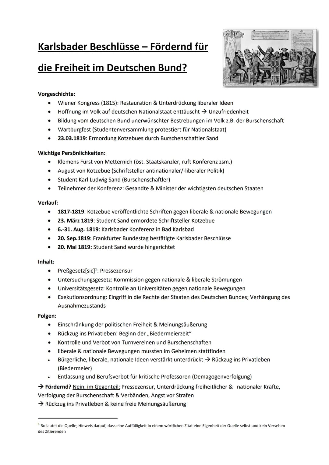 Nationalismus im 19. Jahrhundert - Vormärz und Revolution 1848
Heiliges Römisches Reich deutscher Nation
- kein Nationalstaat, kein Staat im
