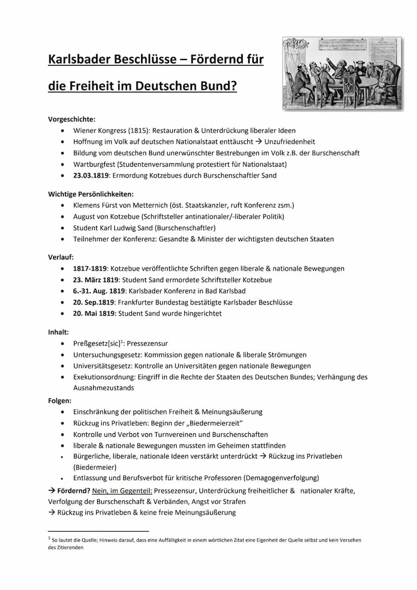 Nationalismus im 19. Jahrhundert - Vormärz und Revolution 1848
Heiliges Römisches Reich deutscher Nation
- kein Nationalstaat, kein Staat im