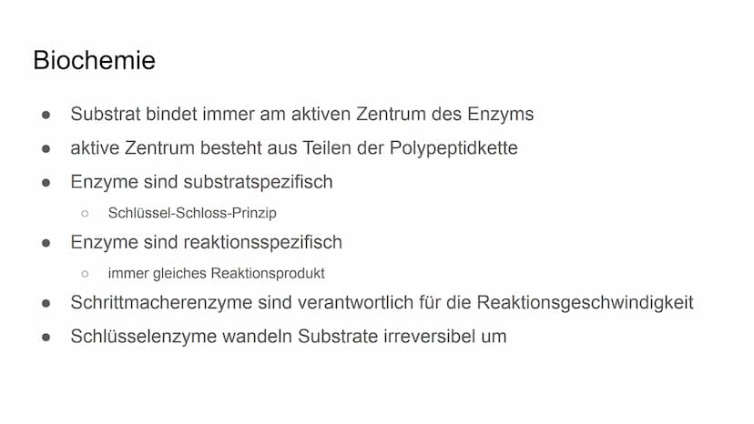 Enzyme Gliederung
Definition
Biochemie
●
Enzymkinetik
● Nomenklatur
Klassifizierung
Systematik
Regulation von Stoffwechselprozessen
Bedeutun