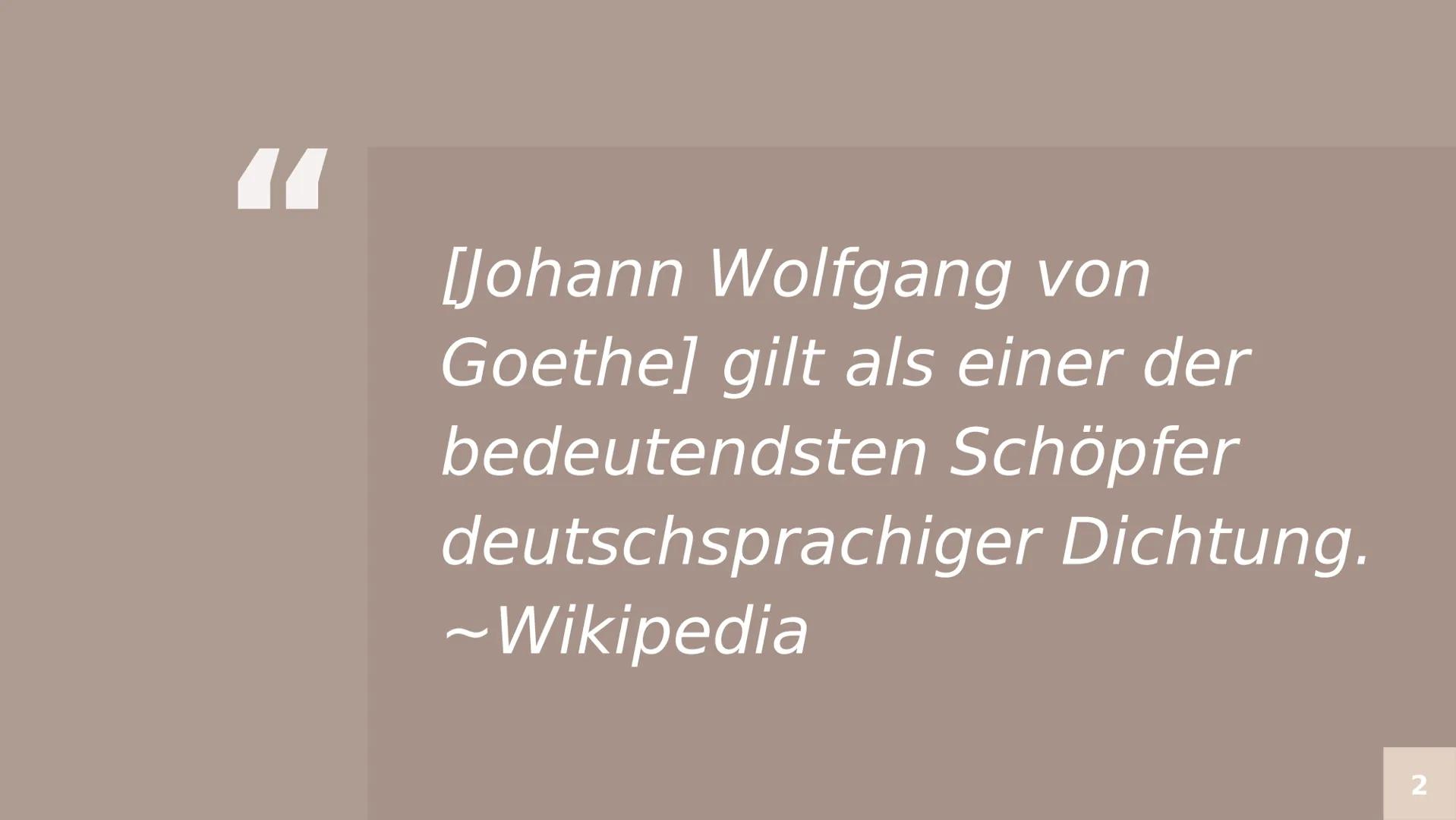 Goethes Leben
https://www.naturparkmagazin.de/vdn/wp-content/uploads/sites/3/
Goethe Wikipediab.jpg [Johann Wolfgang von
Goethe] gilt als ei