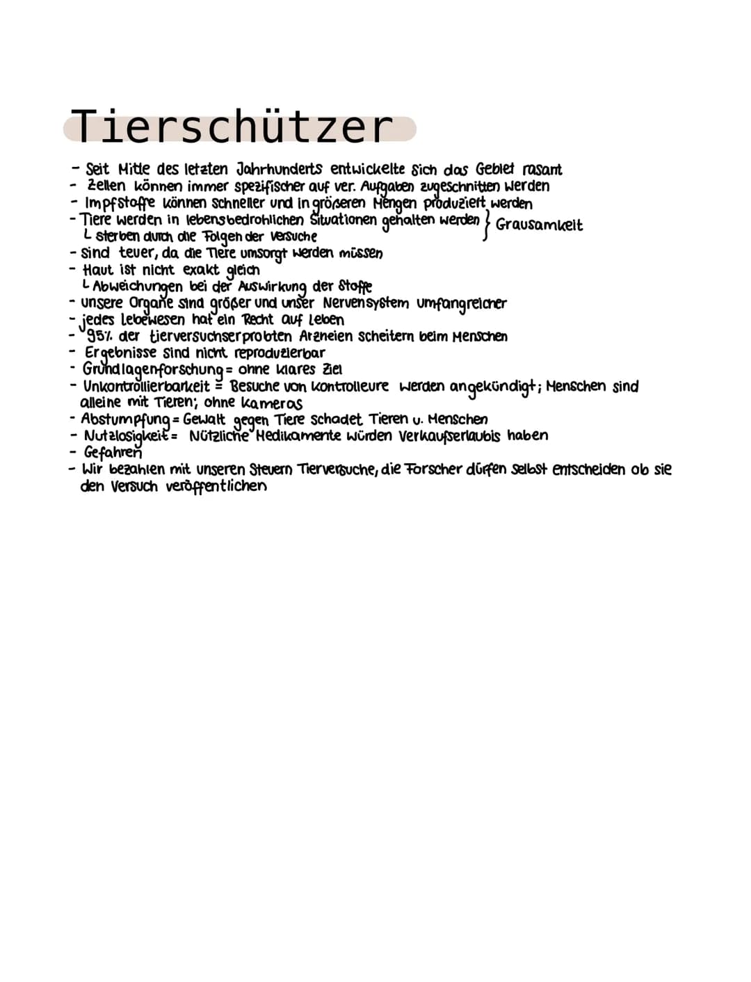 Tierschützer
- Seit Mitte des letzten Jahrhunderts entwickelte sich das Gebiet rasant
Zellen können immer spezifischer auf ver. Aufgaben zug