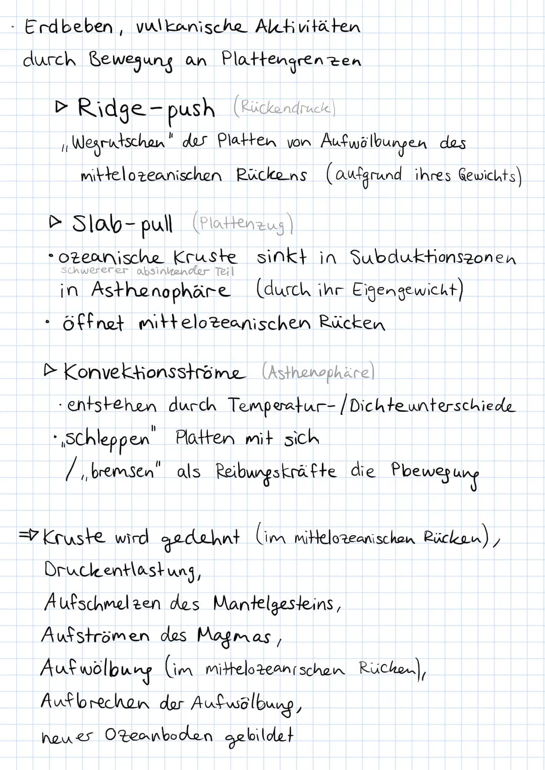 1. Erdkruste
Dozeanische Kruste Ozeanböden.
aus vulkanischem Gestein
Kontinentale Kruste Kontinente+ Schelfbereiche
aus leichteren Gesteinen
