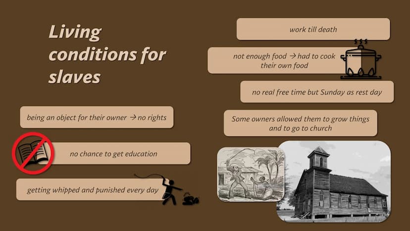 History of
black people
in the USA Structure
When and why did black people come to the USA?
Slavery in America
Important milestones in Black
