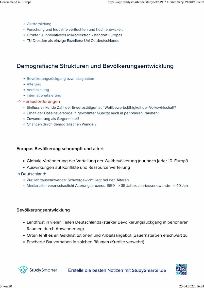 Deutschland in Europa
1 von 20
Deutschland in Europa
Deutschland in Europa
Globalisierung und Länder
• Tendenzen zum Protektionismus, aber G