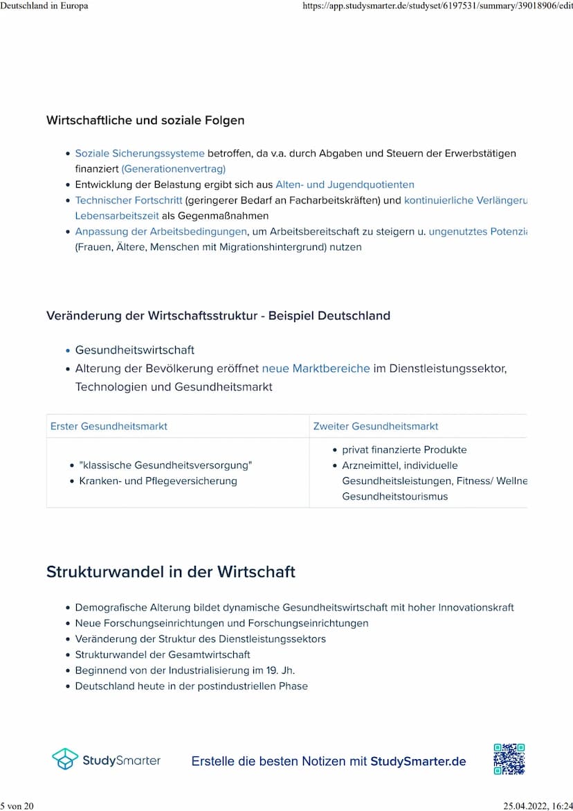 Deutschland in Europa
1 von 20
Deutschland in Europa
Deutschland in Europa
Globalisierung und Länder
• Tendenzen zum Protektionismus, aber G