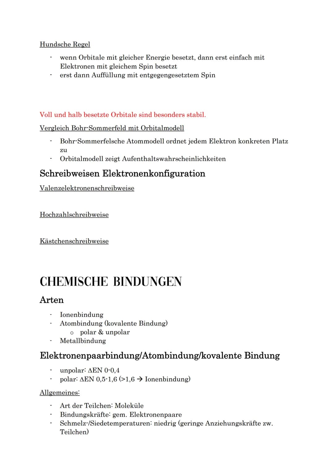 ELEKTRONENKONFIGURATION
Atombau - historische Entwicklung
Dalton
unteilbare Teilchen
Atome eines Elements gleiche Masse
Thomson: Rosinenkuch