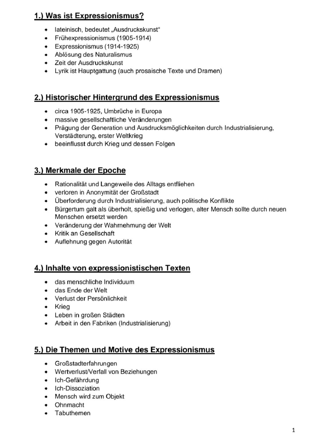 Expressionismus: Merkmale, Autoren und Werke für Kids