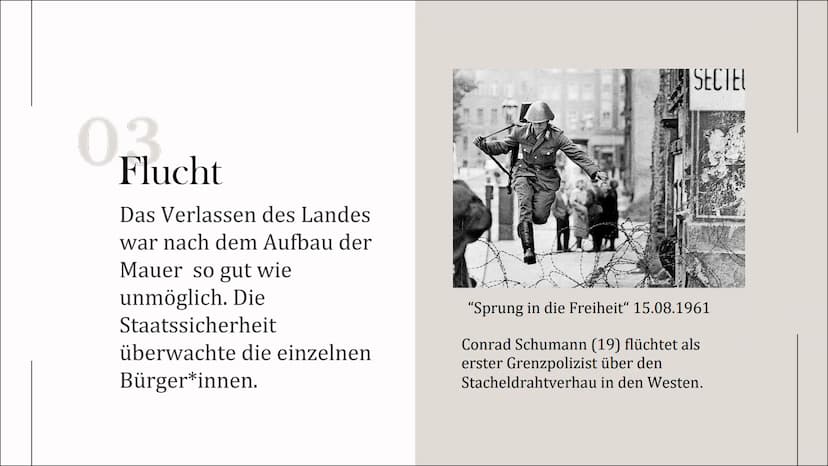 Leben, wohnen
und Konsum in
der DDR
Von Jana und Michelle Inhaltsverzeichnis
Grundwissen
Leben
Wohnen
Konsum Es lebe die
DEUTSCHE
DEMOKRATIS