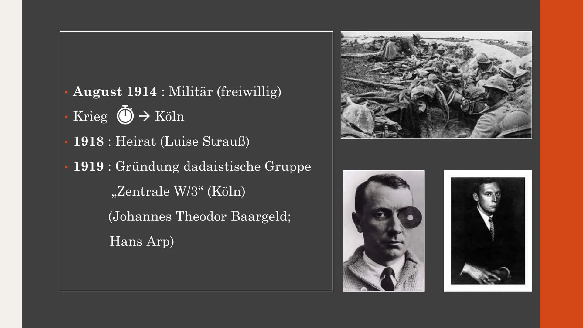 Max Ernst
und
seine Kunst
Von Amelie und Liv
Q2 Kunst GK - Frau Lainck Inhalt
1. Kurzbiografie Max Ernst
2. Kunstwerke
3.
2.1
• 2.2
●
• 2.3
